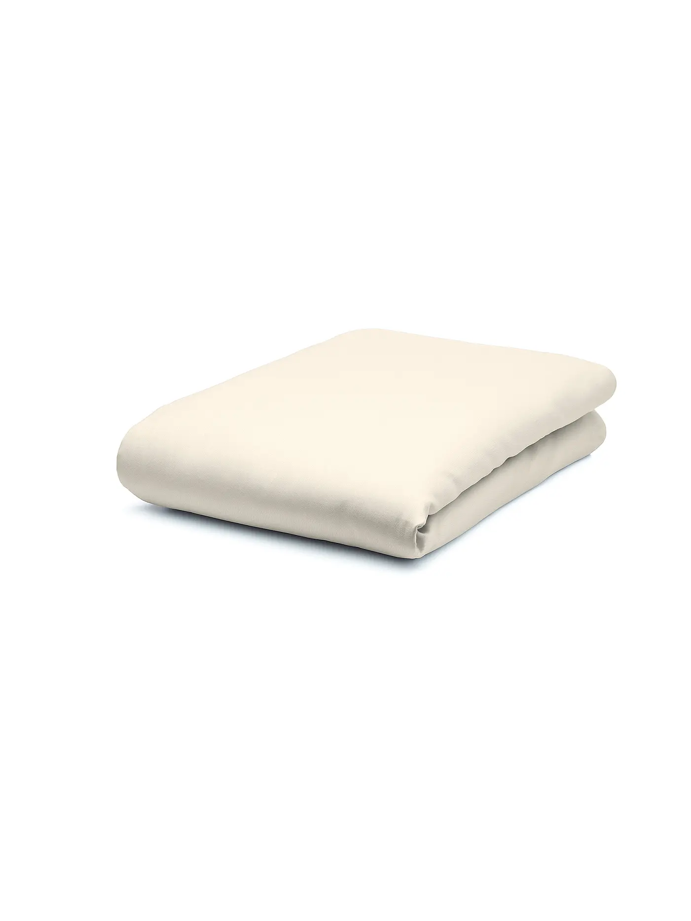 FLEURESSE | Satin Spannleintuch Royal Uni 180x200cm Creme | 